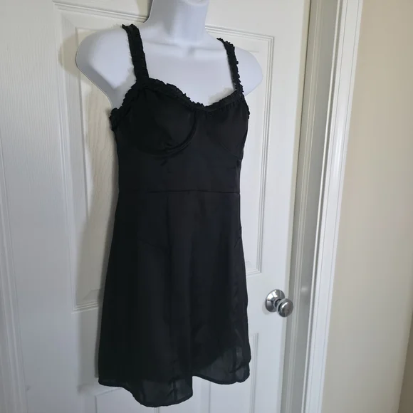 For Love & Lemons Jackpot Ruffle Mini Dress Medium - Picture 5 of 7